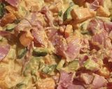 Une image de l'étape 6 de Gratin courgettes patates douce et bacon.