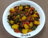 A picture of step 6 of Sweet Potato -Methi Sabzi.