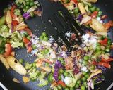 A picture of step 4 of Vegan Bruschetta.