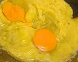 Gambar langkah 3 resipi Kuih Bakar Labu / Bingka Labu.