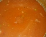 A picture of step 5 of Tomato curry with rice.