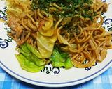 A picture of step 5 of Delicious Noodles: Our Family's Yakisoba.