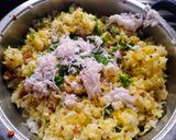 A picture of step 3 of Mango Rice.