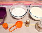 A picture of step 1 of Milkpowder burfi (kashata za maziwa).