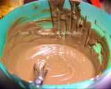 A picture of step 8 of Motichoor choco tart.