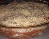 Une image de l'étape 6 de Gratin de pâtes à la bolognaise.