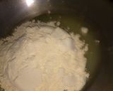A picture of step 1 of Besan ladoo.