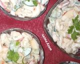 A picture of step 5 of Apple vegi macroni salad🍎ایپل ویجی میکرونی سیلیڈ🍎.