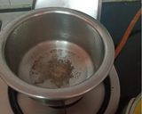 A picture of step 2 of Dal for lunch.