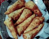 A picture of step 4 of Con samosa.