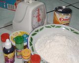 Foto langkah ke 1 dari resep Rainbow cake/ kue pelangi.