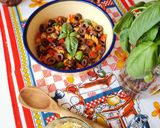 Foto del paso 3 de la receta: Tirabuzones caprese "one pot pasta" 🍝 🇮🇹 🍝 🇮🇹 🍝 🇮🇹 🍝