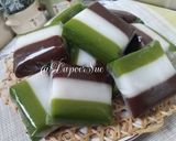 Foto langkah ke 4 dari resep Lapis Coklat Pandan Trio.