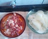 Foto del paso 1 de la receta: Tortilla con panceta