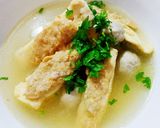 Foto langkah ke 4 dari resep Sup tahu tuna.