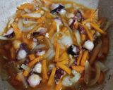 Foto langkah ke 3 dari resep Tumis Gurita Saus Asam Manis.
