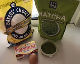 Hình bước làm 1 của món Matcha cookies