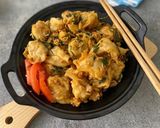 Foto langkah ke 9 dari resep Pangsit goreng  Viral Le Gino ala ala.
