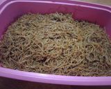 Gambar langkah 3 resipi Bihun Goreng.