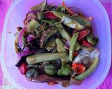 Foto del paso 12 de la receta: Ensalada de chiles asados con vegetales orgánicos y especias