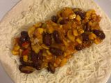 Vegetáriánus burrito