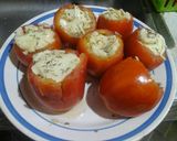 Foto del paso 3 de la receta: Tomate relleno (carne y queso)