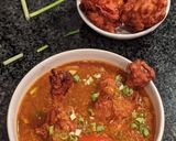 A picture of step 2 of Chicken lollipop Schezwan Gravy.