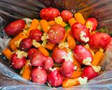 A picture of step 1 of Crockpot Salsa Roast.