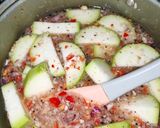 Gambar langkah 4 resipi Sayur labu air masak pedas.