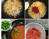A picture of step 3 of Chilli chicken.