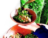 Foto langkah ke 7 dari resep Kangkung Daging Iris.
