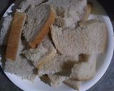 A picture of step 1 of Savoury Bread Pudding.