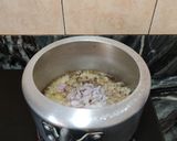 A picture of step 3 of Punjabi lobia aloo masala.