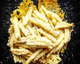 A picture of step 5 of Cacio e Pepe.