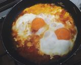 A picture of step 7 of Cheesy Shakshouka.
