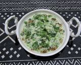 A picture of step 5 of Methi matar Malai.
