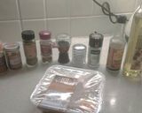 A picture of step 1 of BBQ spring chicken marinade.