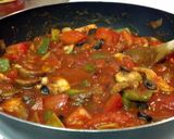A picture of step 3 of Melissa's Whole Wheat Veggie Lasagna.