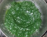 A picture of step 2 of Indori Palak poori.