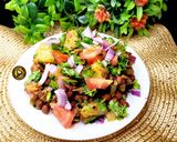 A picture of step 1 of Kaala Chana Chaat(Bengal Gram Chaat).