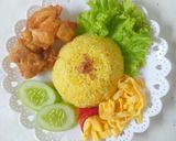 Foto langkah ke 4 dari resep Nasi Kuning Ayam Crispy.