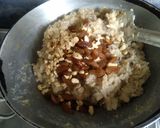 A picture of step 4 of Coconut sooji burfi.