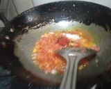 A picture of step 1 of Tori ki sabzi.