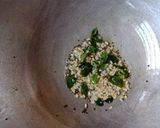 A picture of step 3 of Tomato Rava Upma.