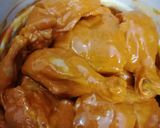 A picture of step 8 of Chicken tandoori with few spices😍😋.