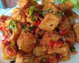 Foto langkah ke 4 dari resep Tahu crispy saus tiram pedas.