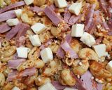 Foto del paso 3 de la receta: Fideos coditos al horno con jamón