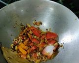 A picture of step 3 of Prawn Masala curry.