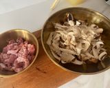 Foto del paso 5 de la receta: Arroz con lagarto, setas y foie …. !!!!