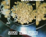 A picture of step 2 of Vegan cheesy momo.
